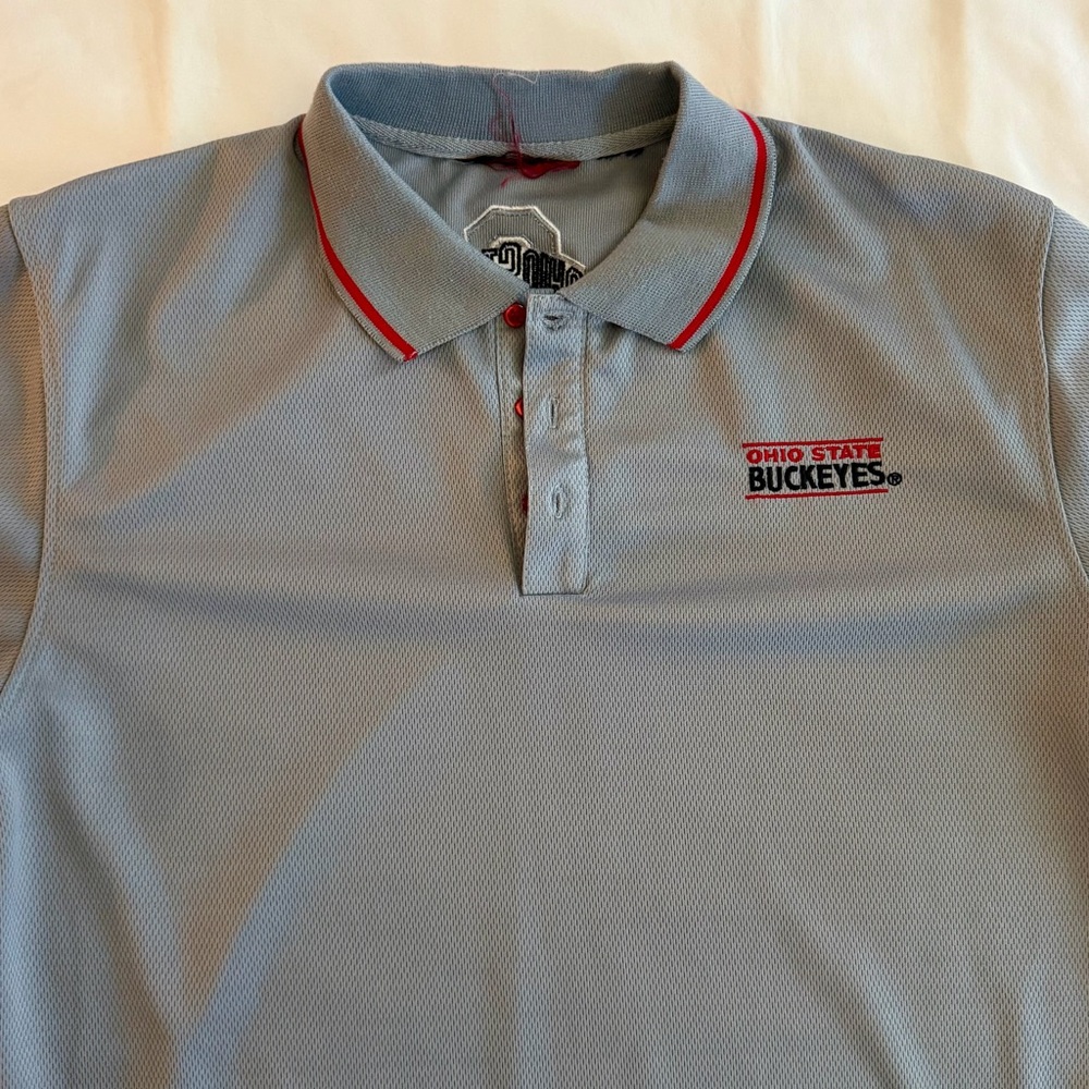 Gray Ohio State polo